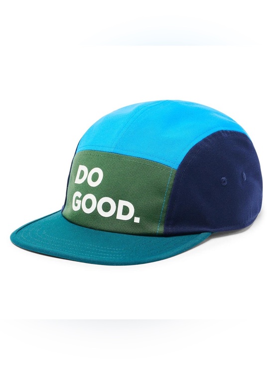 cotopaxi Other - Cotopaxi Unisex Teal Do Good 5 Panel Navy & Bright Blue Colorblock Cap